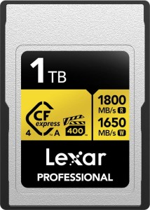 Karta pamięci Lexar CFexpress 4.0 Pro Gold, VPG400, R1800/W1650 (Type A) 1TB