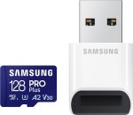 Karta pamięci Samsung PRO Plus 2023 microSDXC 128GB + Czytnik