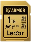 Karta pamięci Lexar SDXC ARMOR Gold UHS-II U3, Stainless Steel, IP68 R280/W210 (V60) 1TB