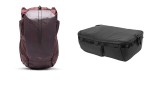 Zestaw Plecak Outdoor Peak Design Backpack 45L Ciemny Fiolet + Wkład Travel Line Peak Design Camera Cube v2 Large
