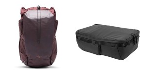 Zestaw Plecak Outdoor Peak Design Backpack 45L Ciemny Fiolet + Wkład Travel Line Peak Design Camera Cube v2 Large