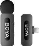 Boya BY-V1 V2.0 Ultra compact 2.4GHz wireless mic for lightning devices -1TX+1RX
