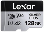 Karta pamięci Lexar microSDXC Silver Plus 1066x UHS-I/U3/A2/4K R205/W150 (V30) 128GB