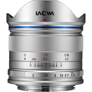 Obiektyw Venus Optics Laowa C-Dreamer Lightweight 7,5 mm f/2,0 do Micro 4/3 - srebrny