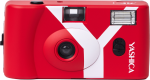 Aparat analogowy YASHICA MF-1 Snapshot Art Camera (Red)