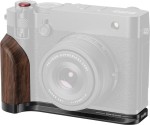 SmallRig 5266 Płytka montażowa w kształcie litery L z drewnianym uchwytem do FUJIFILM GFX100RF Czarny