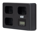 Ładowarka trójkanałowa Newell TT-USB-C do akumulatorów NP-FW50 do Sony