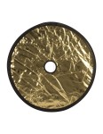 GlareOne Blenda 2w1 srebrno złota, 30cm, z otworem