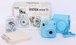 Aparat natychmiastowy Fujifilm Instax Mini 11 Sky Blue + wkład Blue Marble 10 szt. + pokrowiec + album