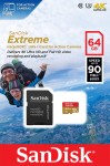 Karta pamięci SANDISK EXTREME microSDXC 64 GB 90MB/s Class 10 U3 UHS-I