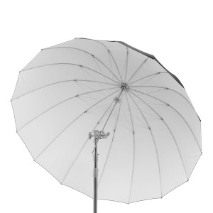 Parasol paraboliczny PRO STUFF deep, czarno-biały 165cm