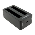 PATONA Podwójna ładowarka do Insta360 X5 (CINSBAHA) z kablem USB-C