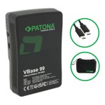 PATONA Premium Akumulator V-Mount VBase 99 PD100 99Wh USB-C USB-A D-Tap