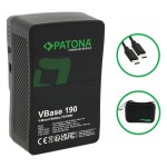 PATONA Premium Akumulator V-Mount VBase 190 PD100 190Wh USB-C USB-A D-Tap