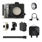Zhiyun Molus X200 RGB - zestaw, lampa LED, COB, 2500-10000K, 200W, zasilacz, uchwyt, odbłyśnik, hub, tyczka, torba