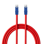 Kabel Newell USB-C - USB-C 100 W, 2 m, silikonowy, czerwono-granatowy