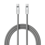 Kabel Newell USB-C - USB-C 100 W, 2 m, silikonowy, szary