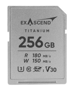 Karta pamięci Exascend Titanium UHS-I V30 256GB