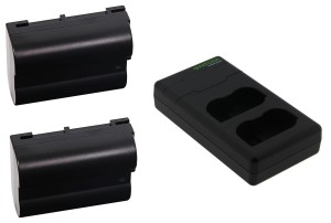 Zestaw dwa akumulatory Patona EN-EL15C + ładowarka z kablem USB-C