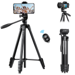 Statyw video K&F Concept S174A1 z uchwytem na telefon i pilotem - czarny