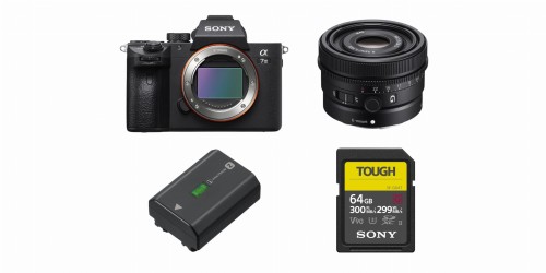 Aparat cyfrowy Sony A7 III body - ILCE7M3B + FE 50 mm f:2.5 G - SEL50F25G + Akumulator Sony NP-FZ100 + Karta pamięci Sony SDXC 64GB SF-G TOUGH.jpg