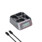 PATONA Platinum Szybka Ładowarka 4-kanałowa USB-C PD/QC do Sony NP-FZ100 (45W)