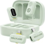Zestaw bezprzewodowy Hollyland LARK A1 Combo z USB-C+ Lightning (Mint Green)