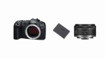 Aparat Canon EOS R8 + dodatkowy akumulator LP-E17 + RF 16mm F2.8 STM + dodaj w koszyku mikrofon kierunkowy Canon DM-E1 gratis