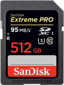 Karta Pamięci SanDisk Extreme Pro SDXC UHS-I 512GB (95 MB/s)