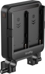 SmallRig 5537 - adapter / płytka na 2x akumulator NP-F z zaciskiem na 2x pręt 15mm LWS (wsparcie UPS, USB-C, DC 5521, D-Tap)
