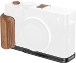 SmallRig 5985 - płytka montażowa w kształcie litery L z drewnianym uchwytem do aparatu Fujifilm X-E5 (palisander, czarny)