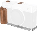 SmallRig 5984 - płytka montażowa w kształcie litery L z drewnianym uchwytem do aparatu Fujifilm X-E5 (palisander, srebrny)