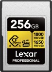 Karta pamięci Lexar CFexpress 4.0 Pro Gold, VPG400/IP68, R1800/W1650 (Type A) 256GB