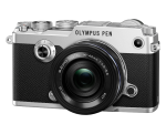 Aparat Olympus PEN-F srebrny + ob. 14-42mm M.Zuiko EZ srebrny