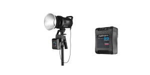 GlareOne LED 120 BiColor D Location Kit + Bateria Mathorn MB-V99 6800mAh PD65W OLED USB-C 99Wh V-mount