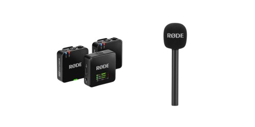 Mikrofonowy zestaw bezprzewodowy RODE Wireless GO III + Uchwyt z pop filtrem do zestawu Wireless GO Rode Interview GO.jpg