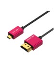 Kabel wideo Mathorn Ultra Slim 2.5mm HDMI do HDMI Micro 2.1 8K60 50cm MVC-8K50AD