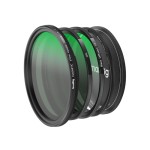 SmallRig 4726 - zestaw, filtry magnetyczne VND 2-32, CPL, Black Mist, mocowania magnetyczne 67mm T-mount i M-Mount