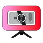 Lampa LED MITOYA ACARA RGB z magnetycznym uchwytem do telefonu