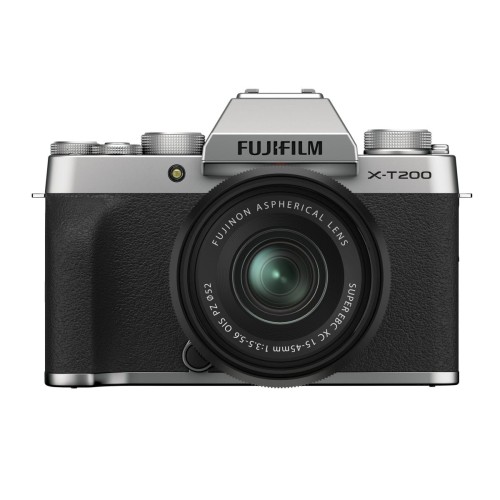Aparat Fujifilm X-T200 srebrny + obiektyw 15-45MM