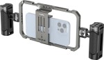 SmallRig 4121 (2022) - podstawowy zestaw do filmowania smartfonem All-in-One, klatka + 2x uchwyt boczny