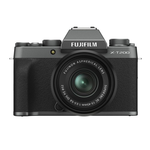Aparat Fujifilm X-T200 ciemny srebrny  + obiektyw 15-45MM