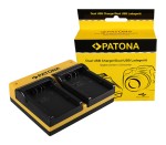 Ładowarka PATONA Dual do Panasonic VW-VBD26, VBD58, VBD78, AGAC8EJ, AG-AC8EJ, AjHPX270 wraz z kablem micro-USB