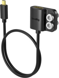 SmallRig 6125 - adapter z mocowaniem 1/4", kabel Micro HDMI do Full HDMI (męski do żeński)