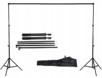 Zestaw do zawieszenia teł Atelier MASSA - 2x statyw 210cm + poprzeczka 152/228/304cm + etui 