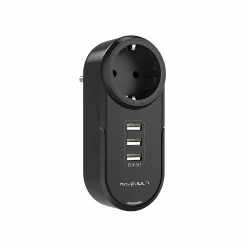 Ładowarka sieciowa RAVPower RP-PC003 - 3x USB, czarna_01.jpg