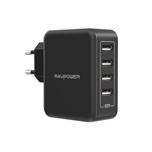 Ładowarka sieciowa RAVPower RP-PC026 - 4x USB, czarna_01.jpg