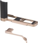 SmallRig 6136 - zestaw, montażowa płytka L-kształtna z silikonowym uchwytem + uchwyt na kciuk do Panasonic Lumix L10 (kolor tytanowy)