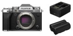 Aparat Fujifilm X-T5 srebrny body - oferta specjalna + ładowarka BC-W235 i akumulator NP-W235