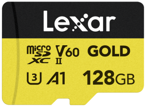 Karta pamięci Lexar microSDXC GOLD UHS-II/C10/A1/U3 R280/W100 (V60) 128GB - oferta specjalna